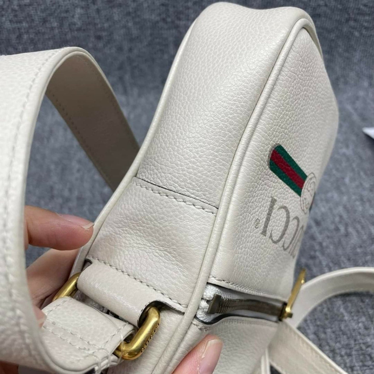 Gucci GG Leather Crossbody Bag