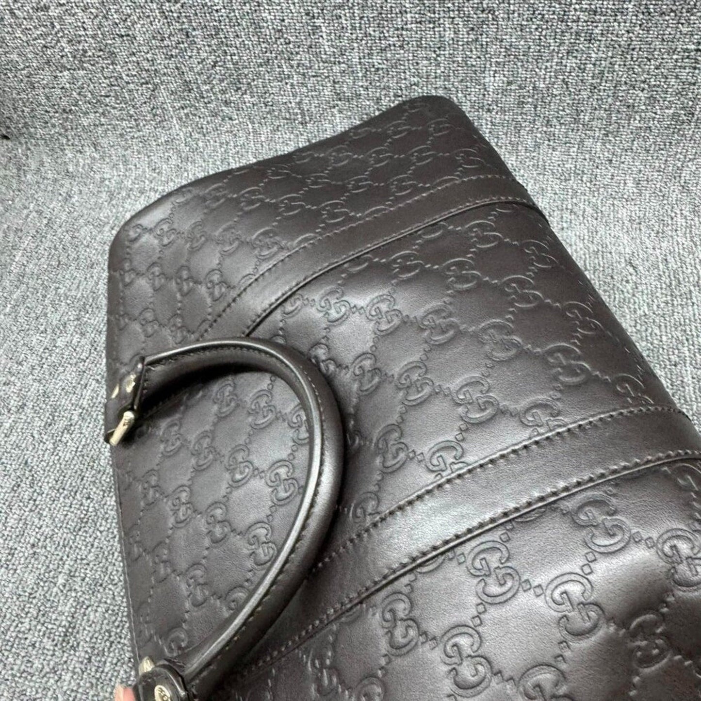 Gucci Guccissima Boston Shoulder Bag