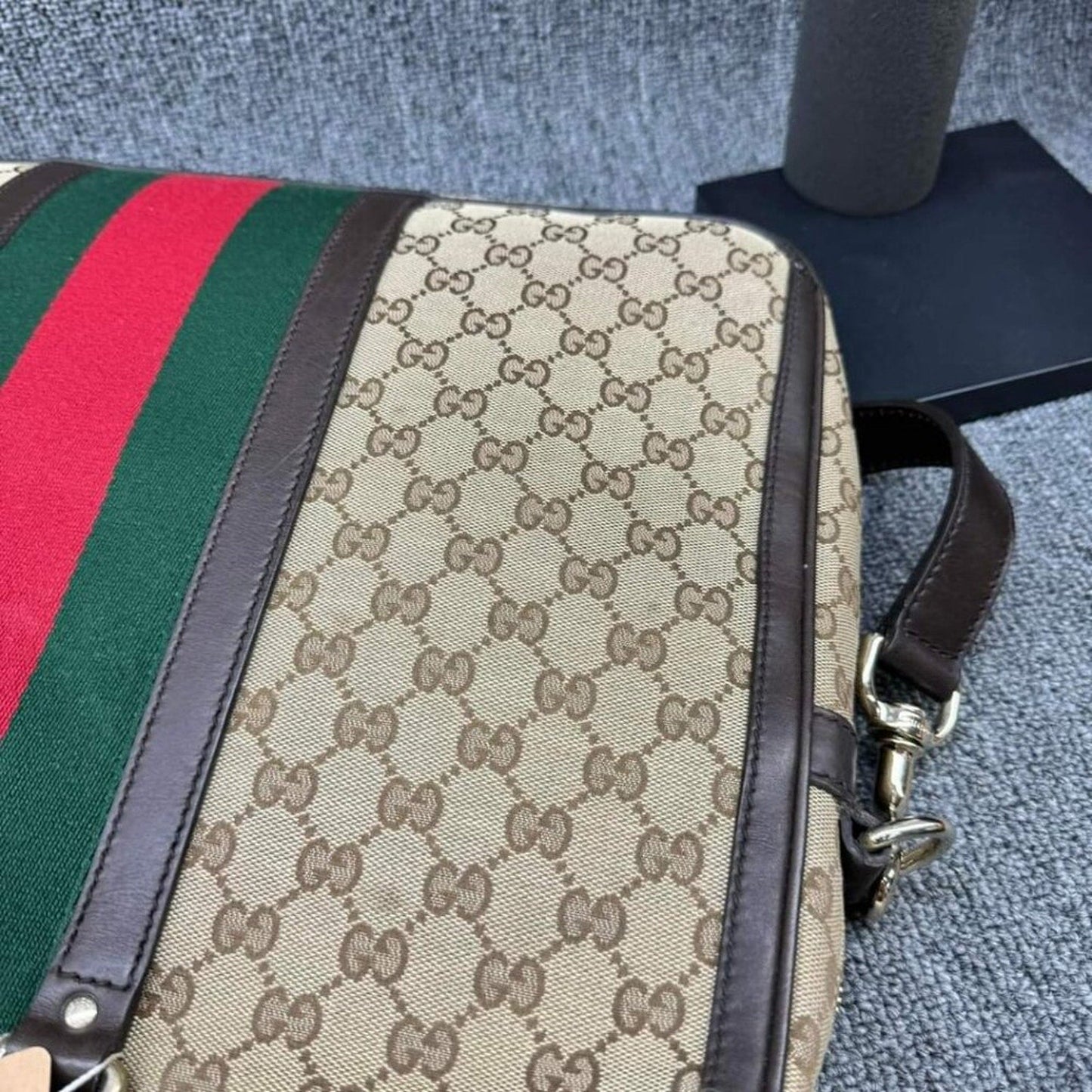 Gucci Web Briefcase Bag