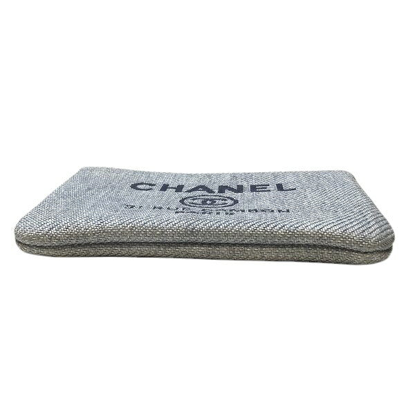 Chanel Deauville Fabric Clutch Bag