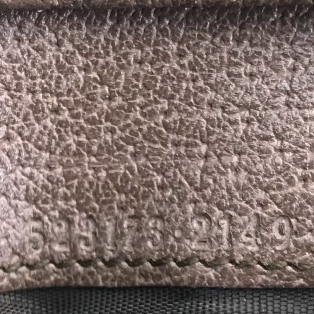 GUCCI Tri-fold wallet 523173 2149 GG Supreme Canvas beige Compact wallet Offidia Sherry Line Women Secondhand
