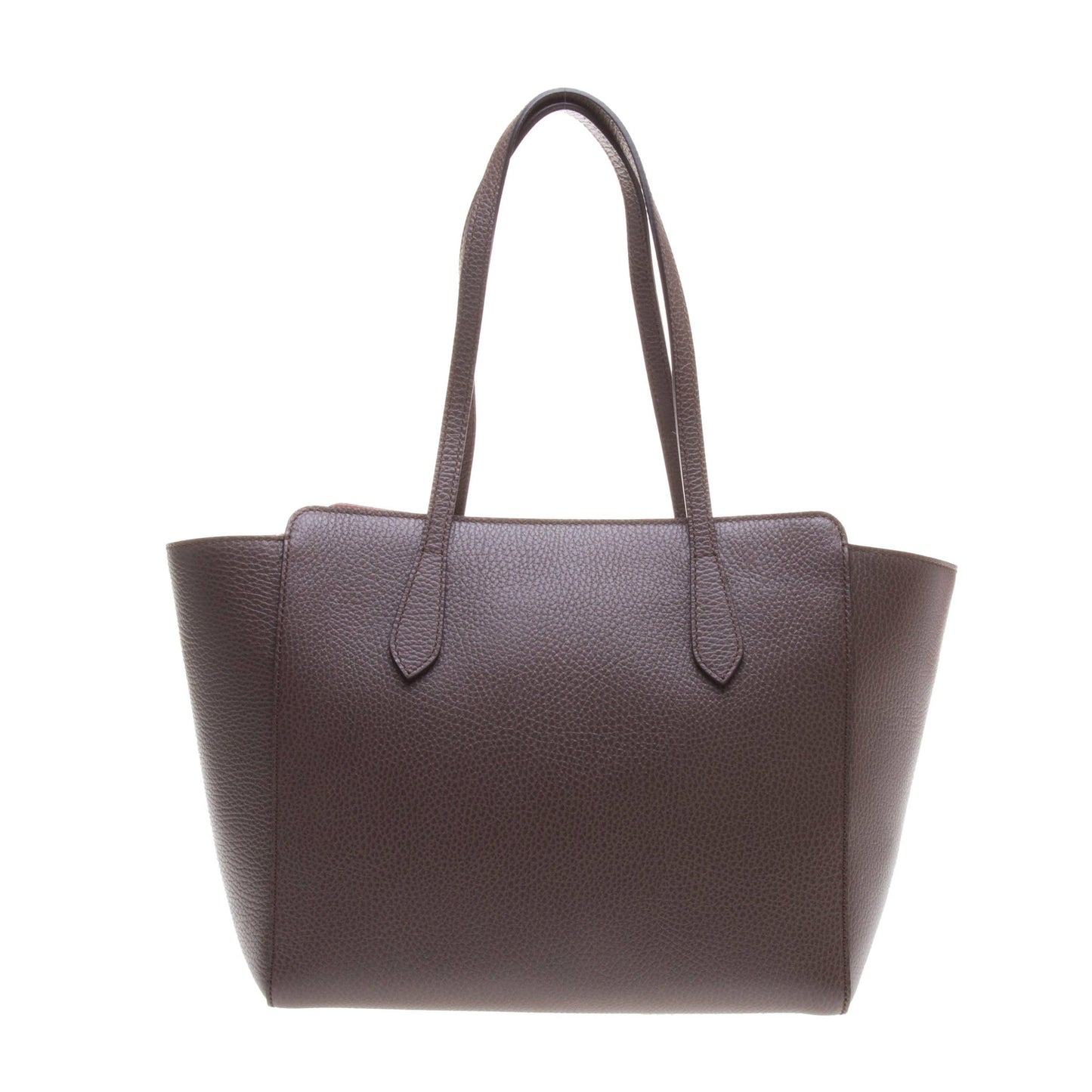 Gucci 354408 Dark Grey Swing Leather PM Tote Bag