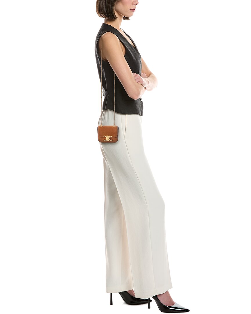 Celine Chain Claude Mini Suede Crossbody