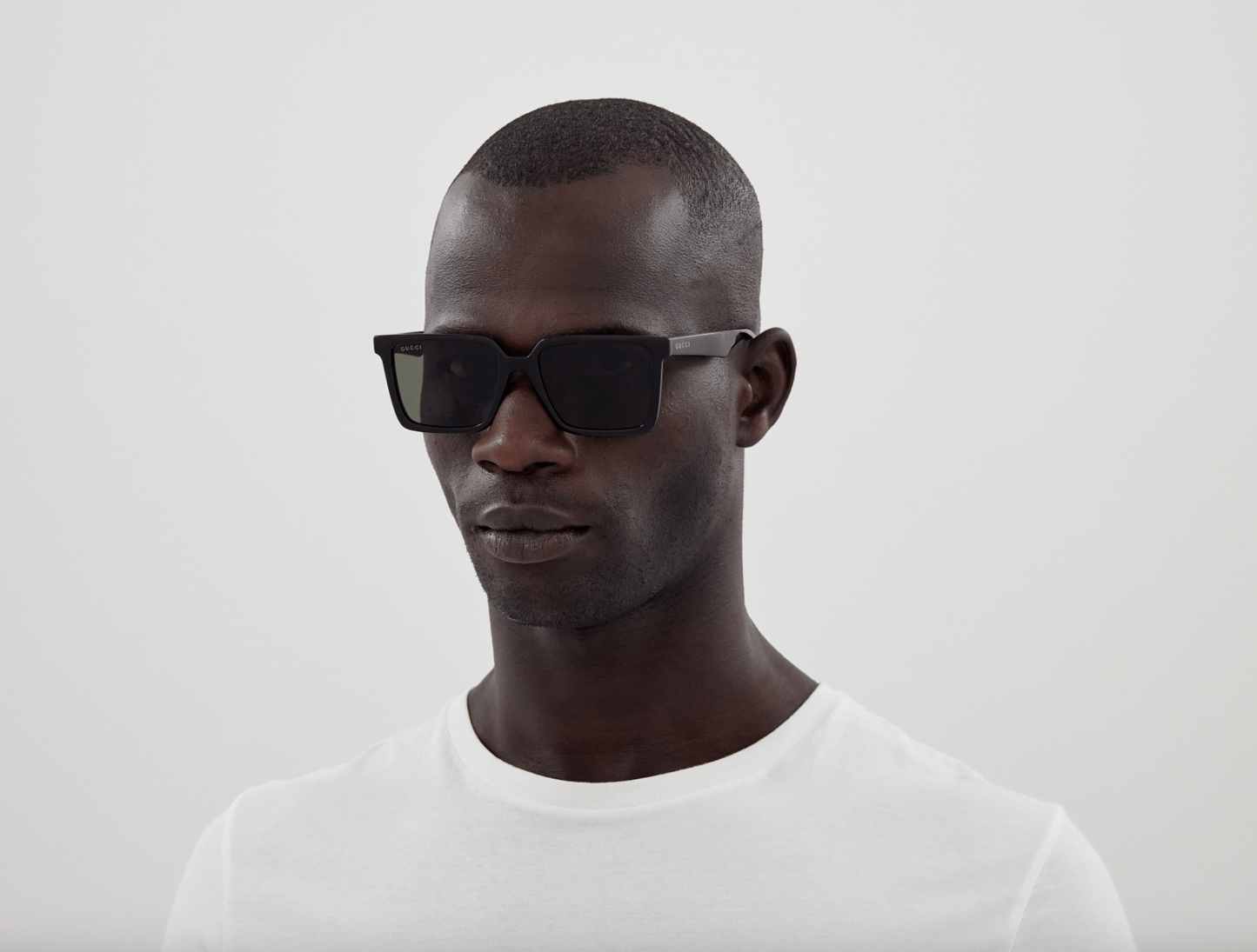 Gucci GG1540S-001 Black square Mens Sunglasses