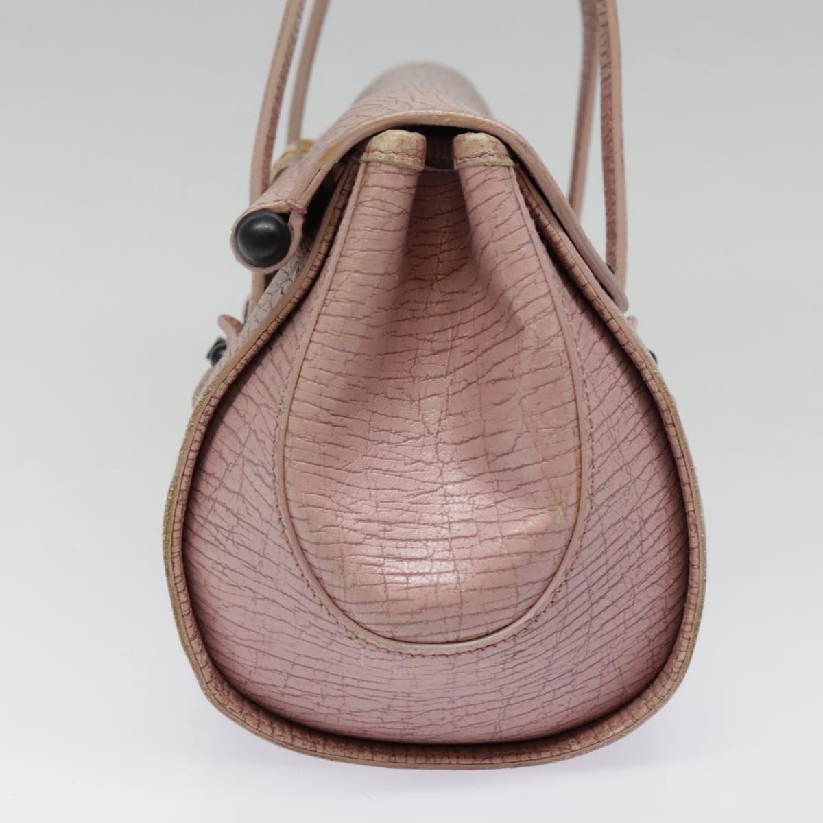 Gucci Bamboo Pink Leather Handbag