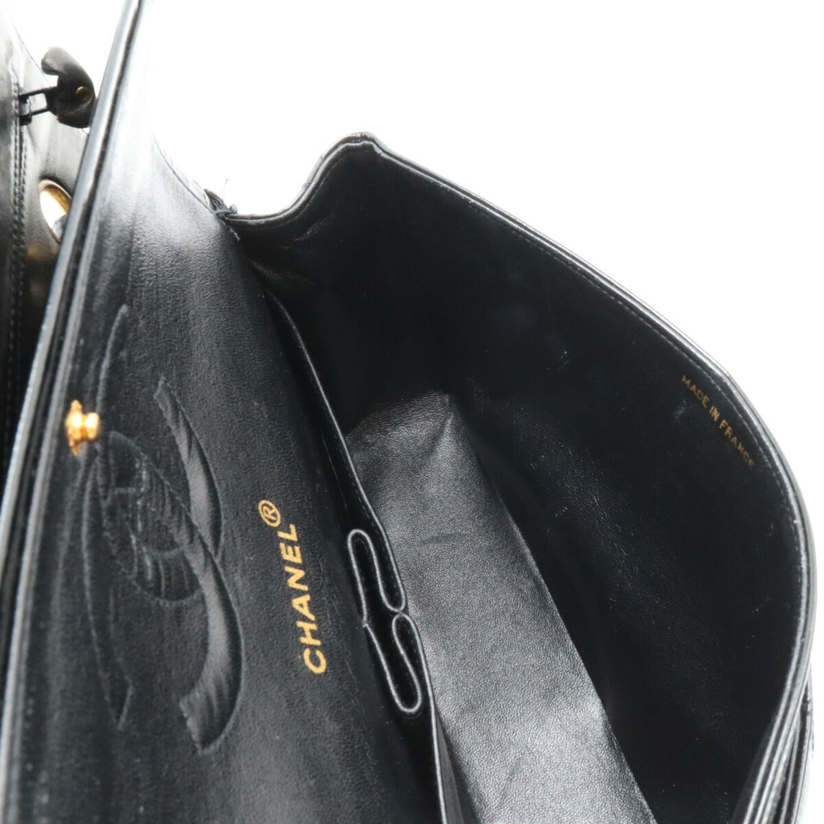 Chanel Matelasse Patent Leather Shoulder Bag