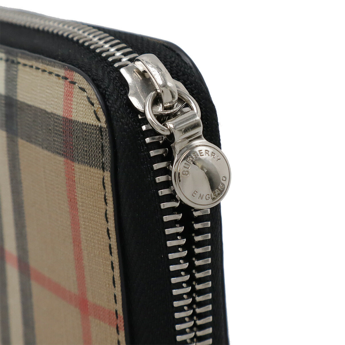 Burberry Check PVC Long Wallet