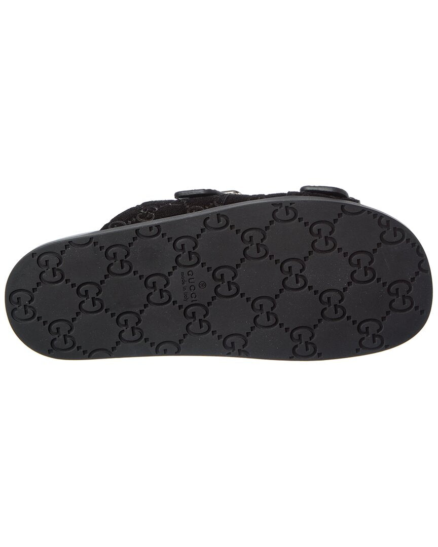 Gucci Gg Suede Slide