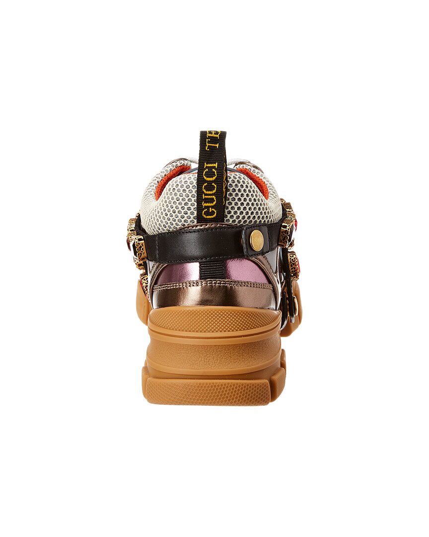 Gucci Flashtrek Leather & Mesh Sneaker