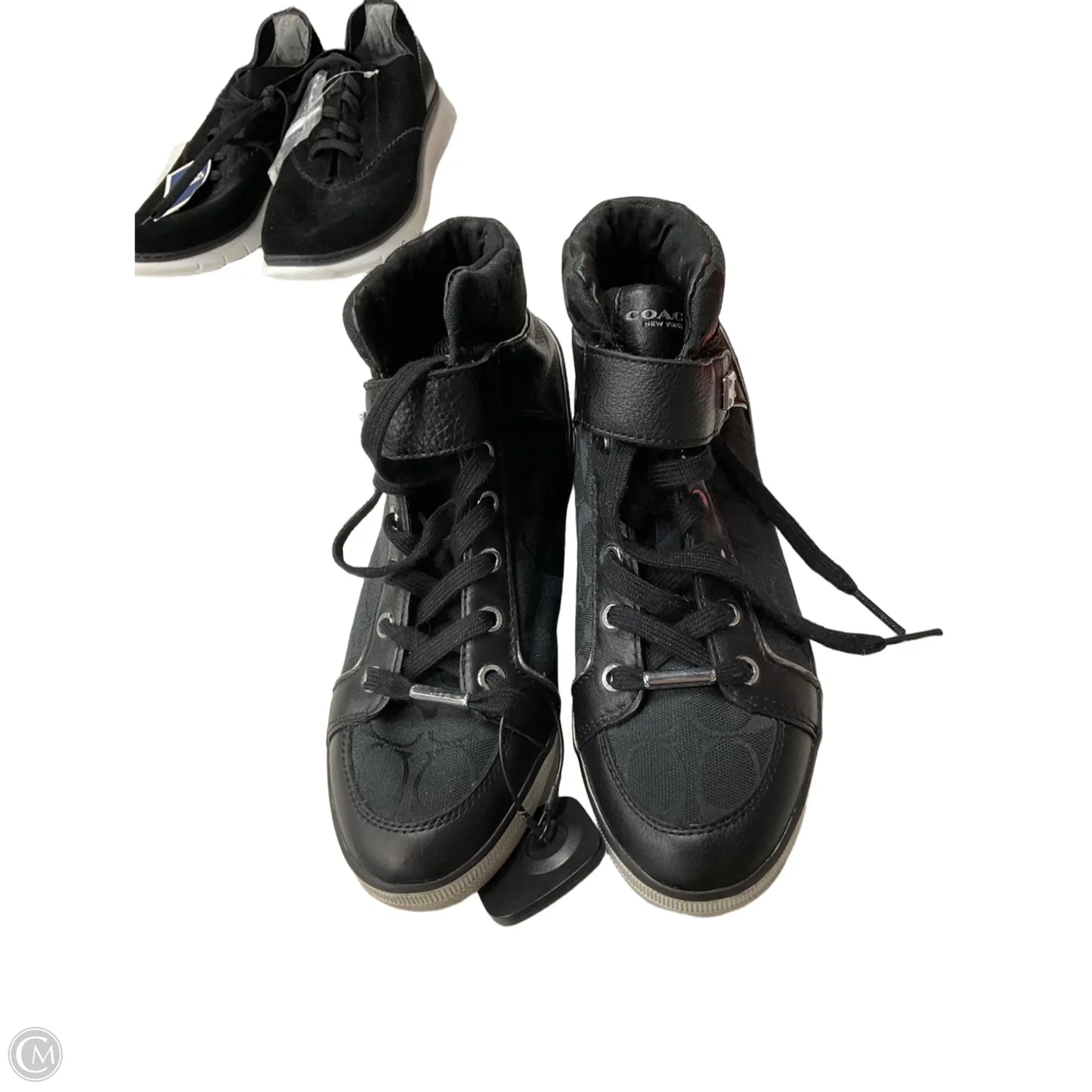 Shoes Designer By Coach In Black, Size: 8.5
