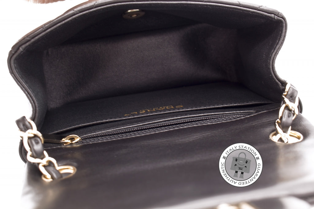 Chanel A Y Classic CC Flap Black / Lambskin Mini Shoulder Bags Pbhw