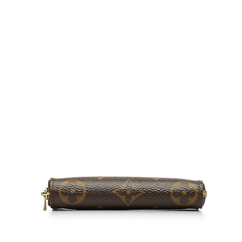 Louis Vuitton Monogram Zippe Coinpass Coincase M60067 Brown PVC Leather Louis Vuitton