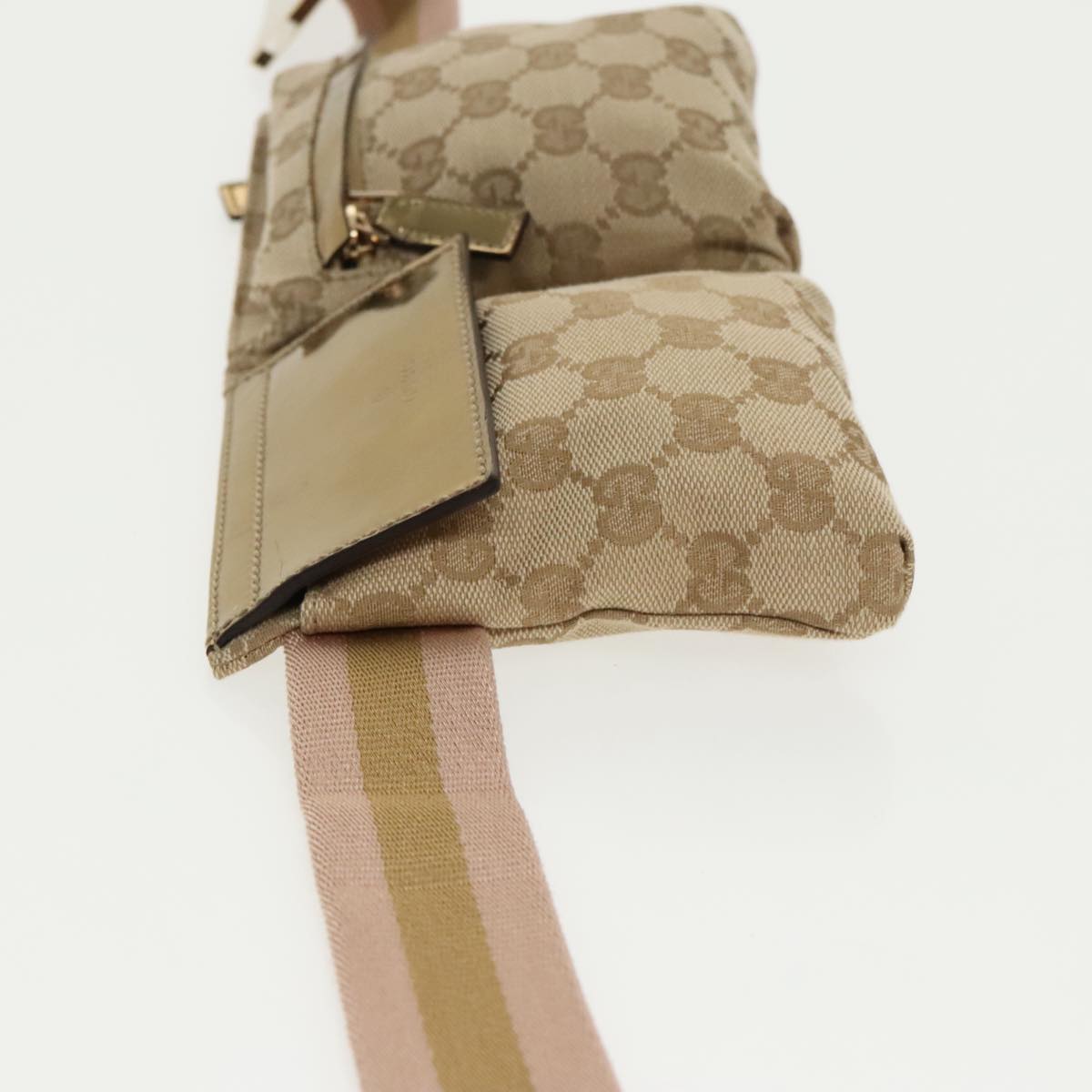 Gucci Beige Canvas Shoulder Bag