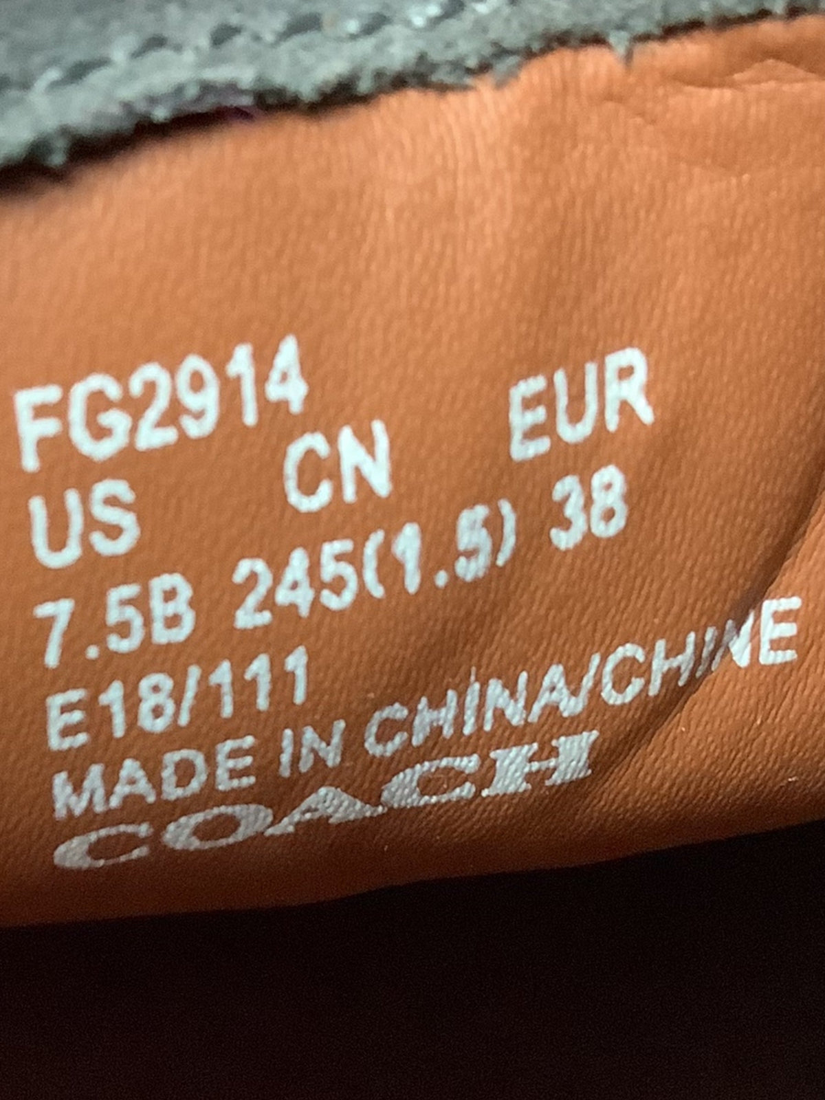 Boots Designer By Coach Size: 7.5
