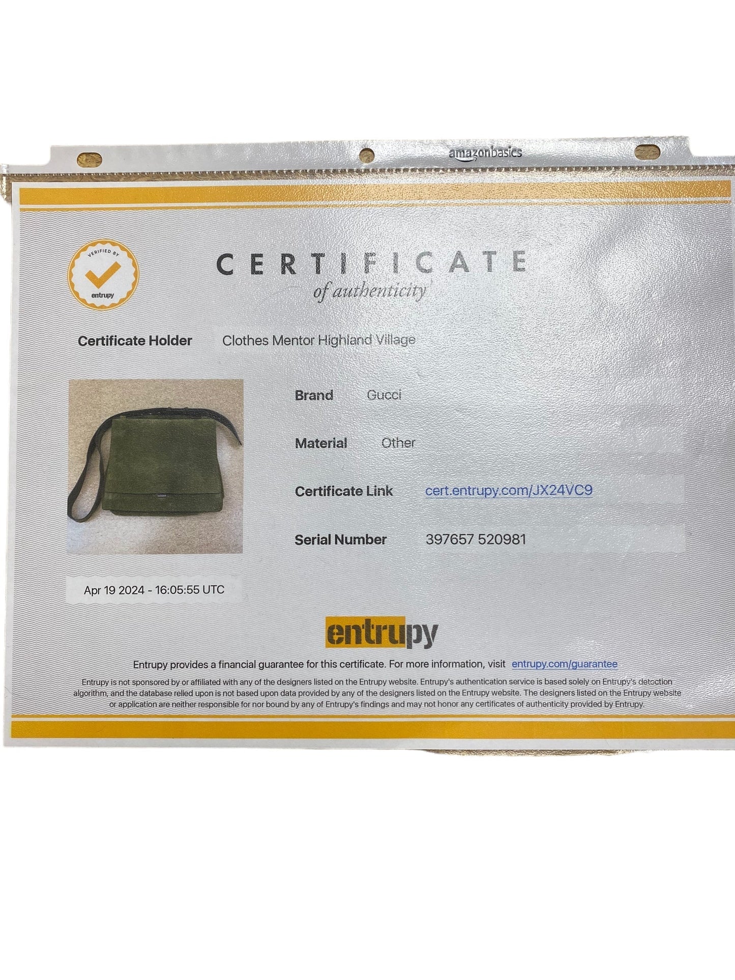 Crossbody Luxury Designer By Gucci Size: Large