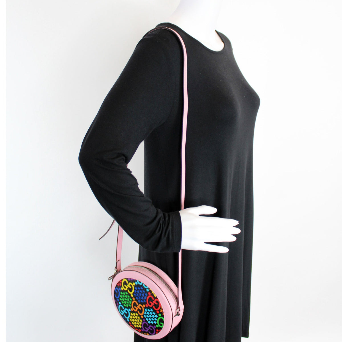 GG Psychedelic Round Shoulder Bag