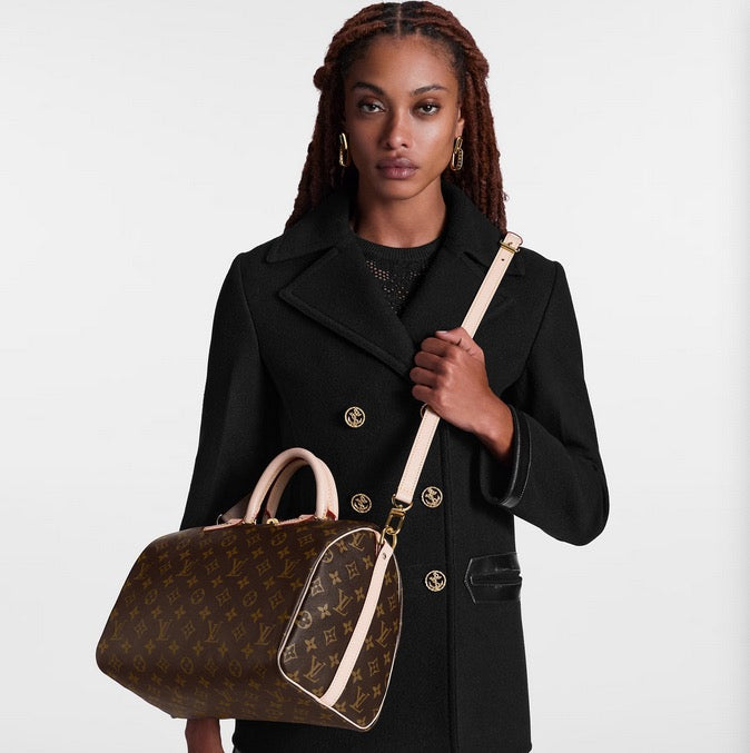 LB833 Speedy Bandoulière 30 / HIGHEST QUALITY VERSION / 11.8 x 8.3 x 6.7 inches