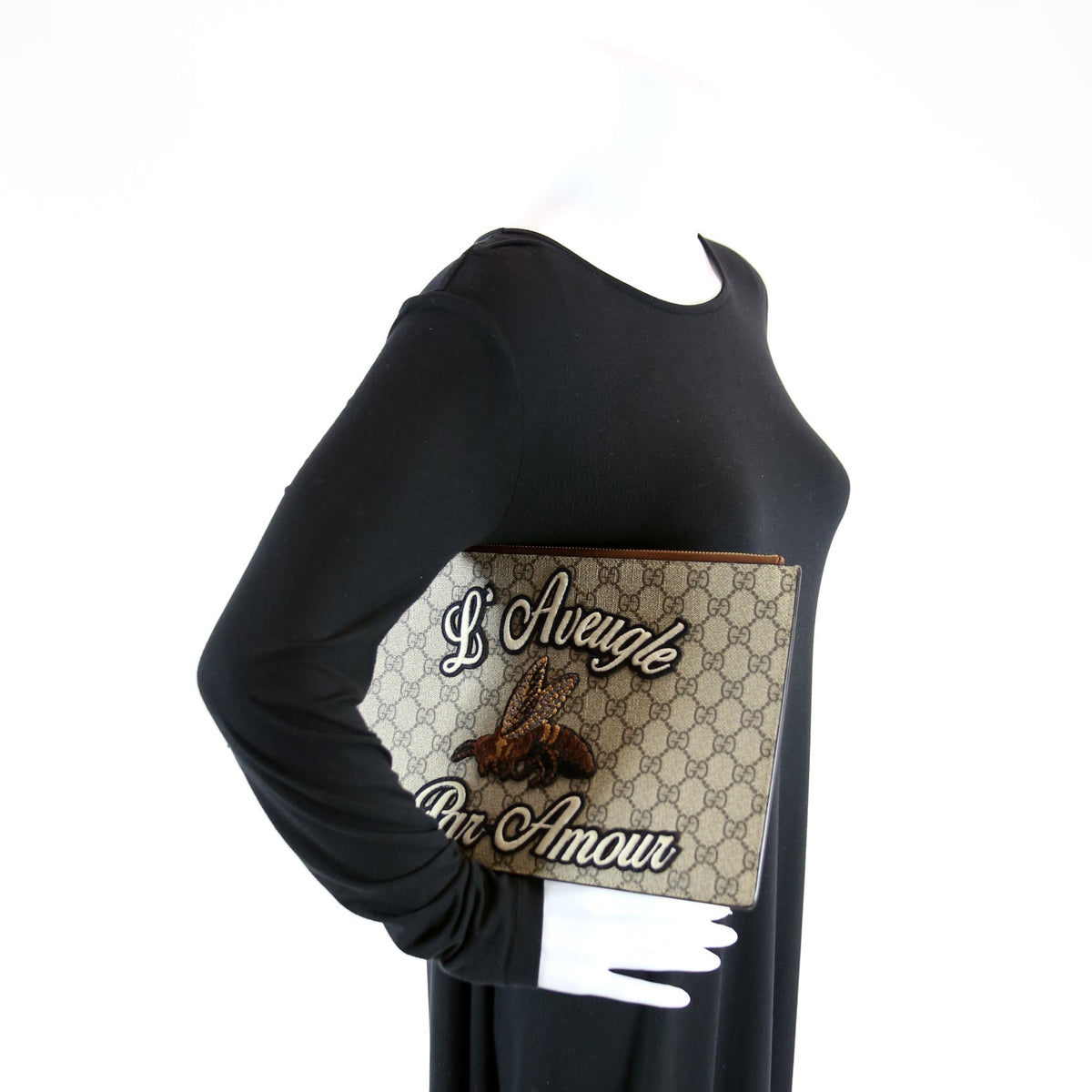 GG Canvas Zip Pouch
