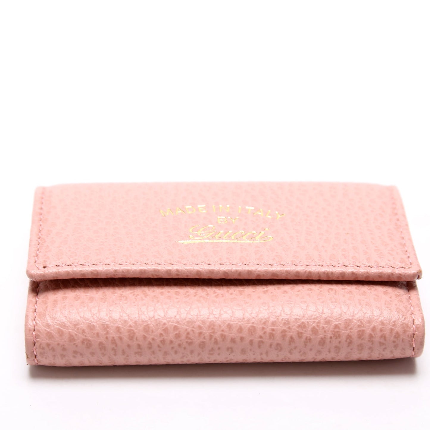 Gucci Leather Logo Key Case