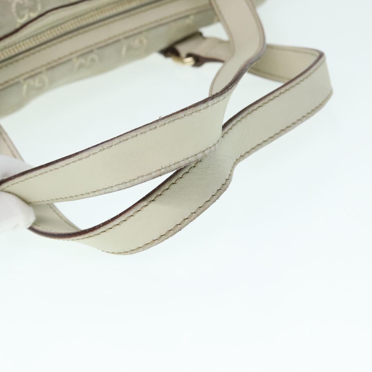 Gucci Boston Grey Canvas Handbag