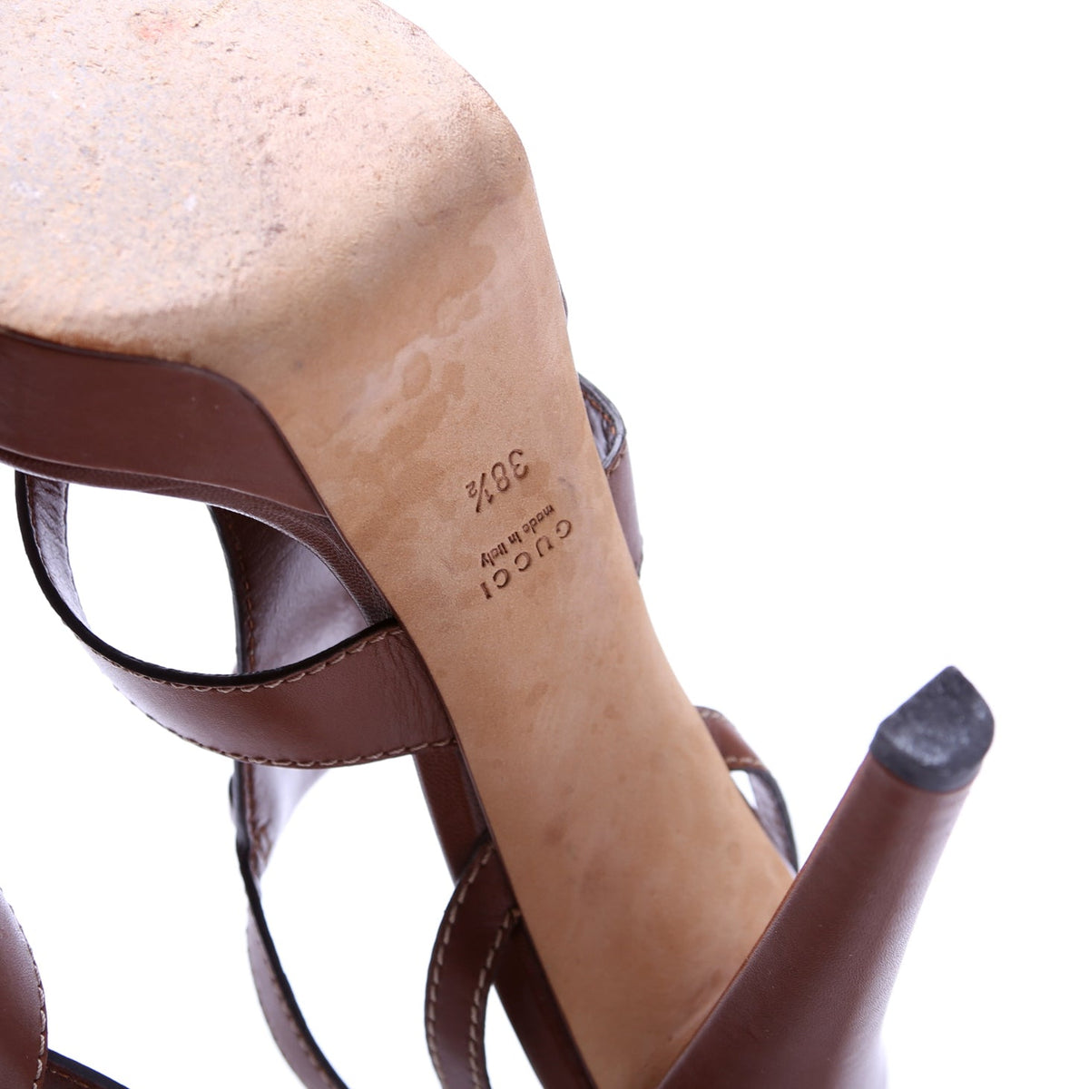 Horsebit Sandal Heel Size .