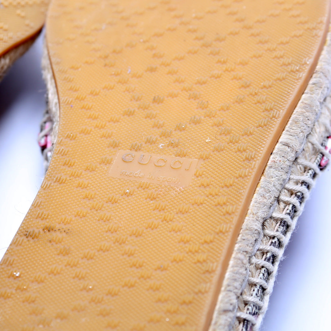 GG Blooms Espadrilles Size .