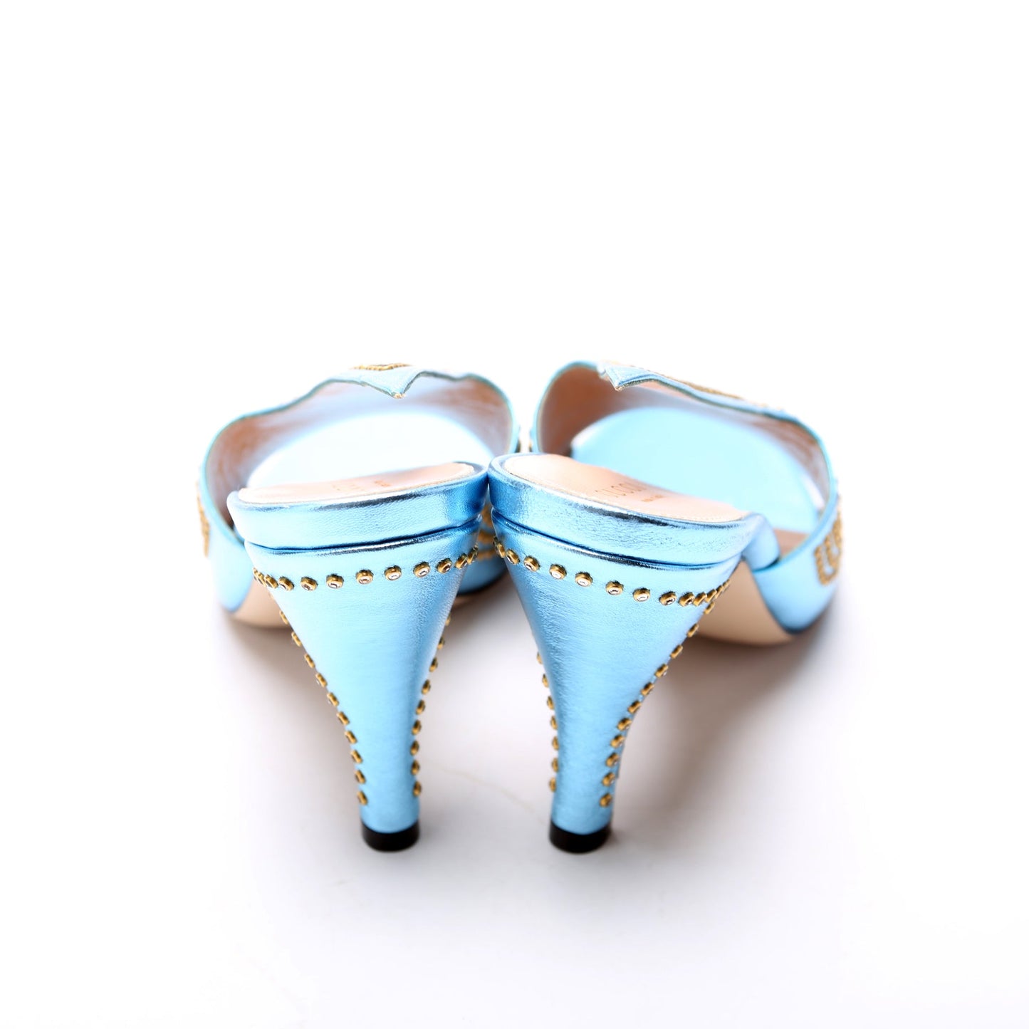 Gucci Studded Leather Pumps Size