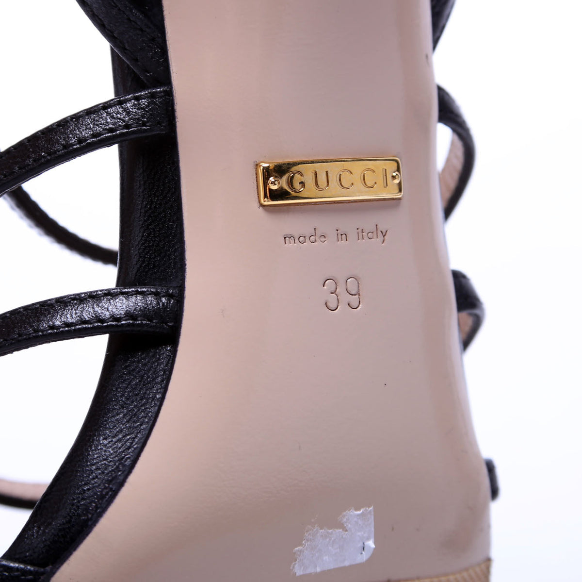 GG Logo Sandal Pumps Size