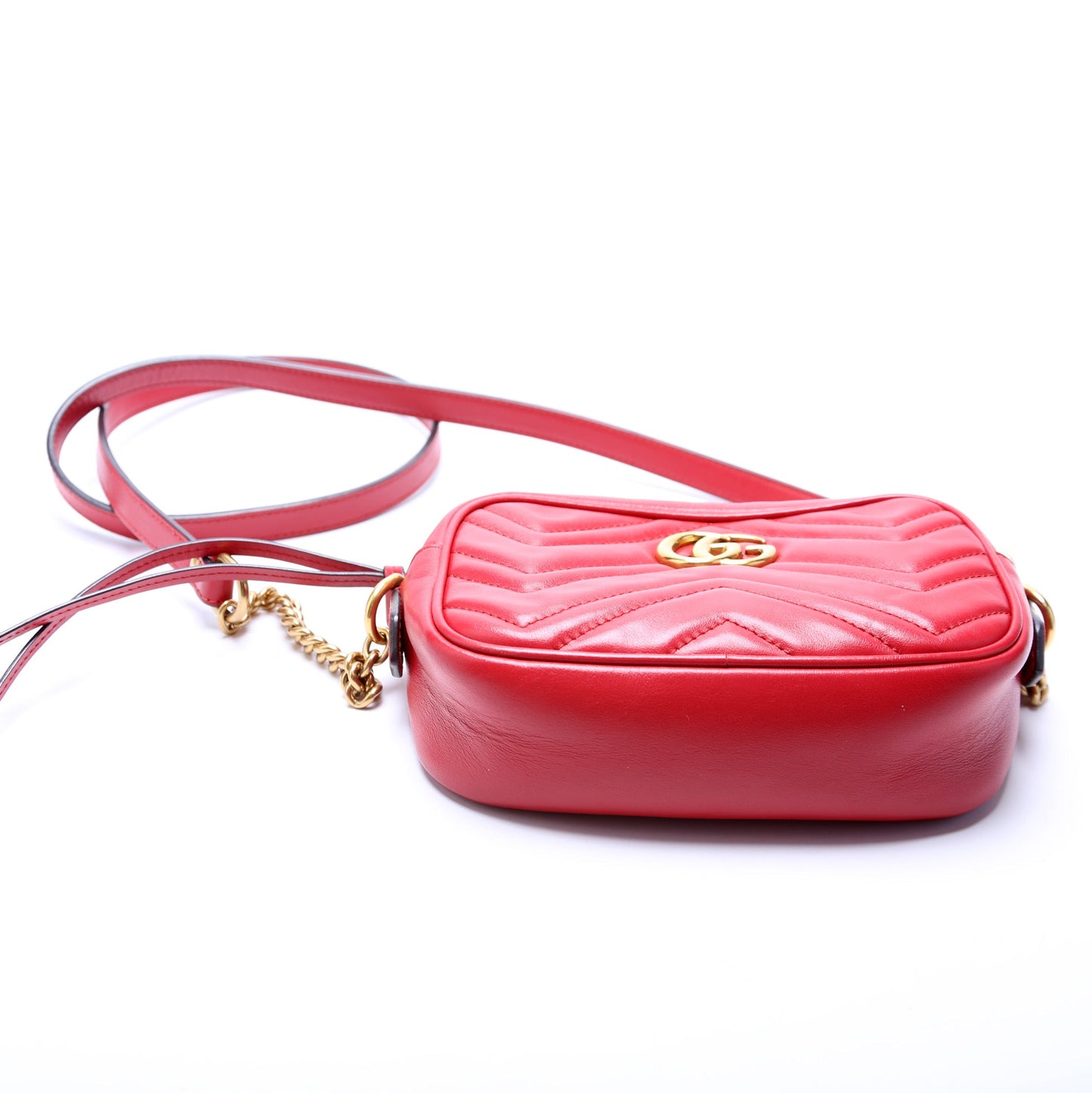 Gucci Marmont Mini Camera Bag Red