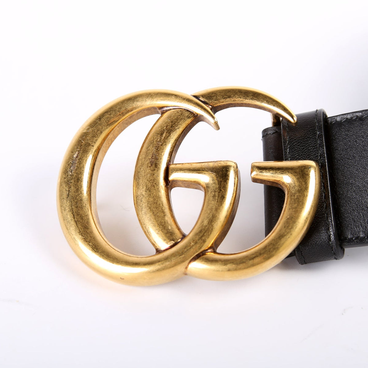 Marmont GG Leather Belt Size /