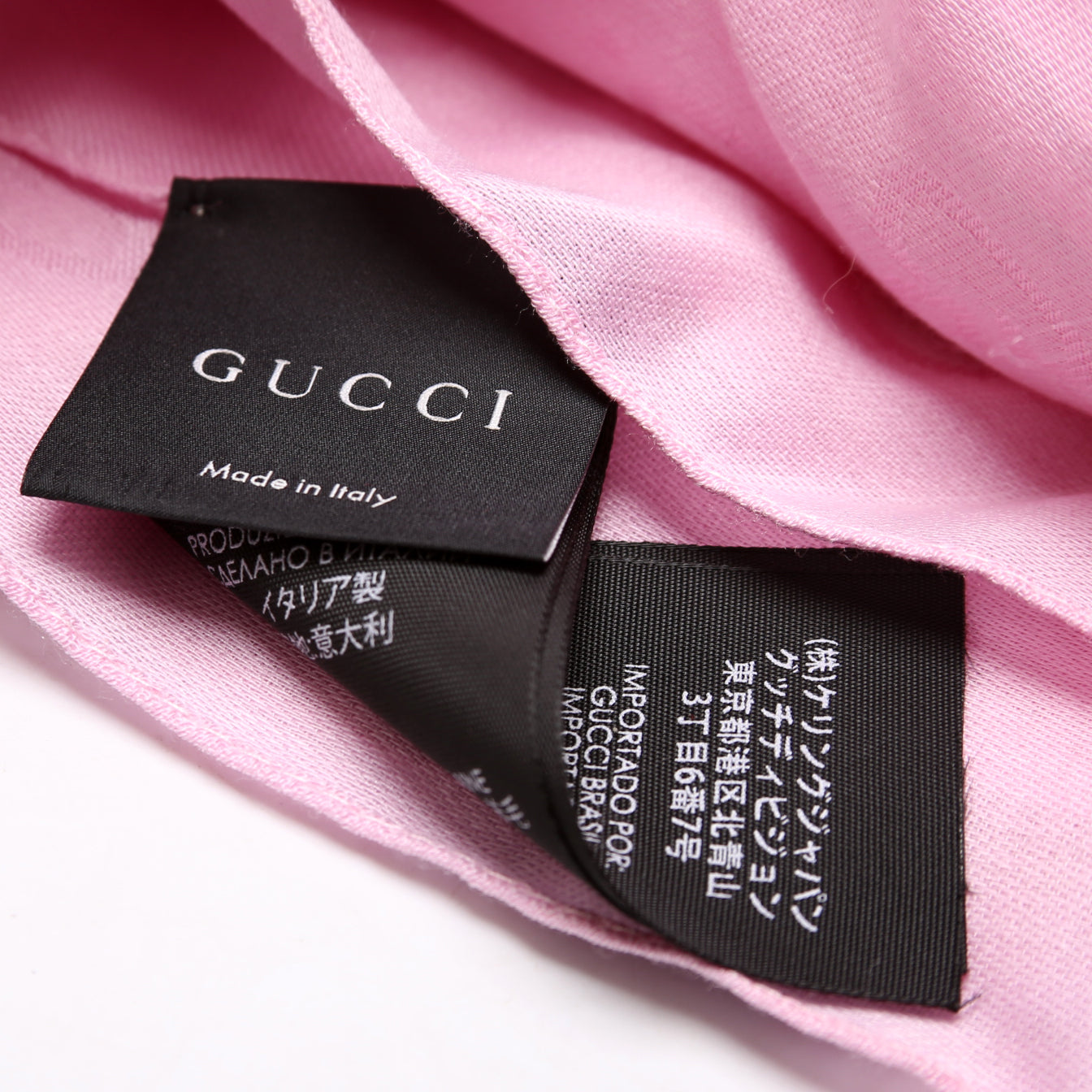 Gucci GG Wool/Silk Scarf