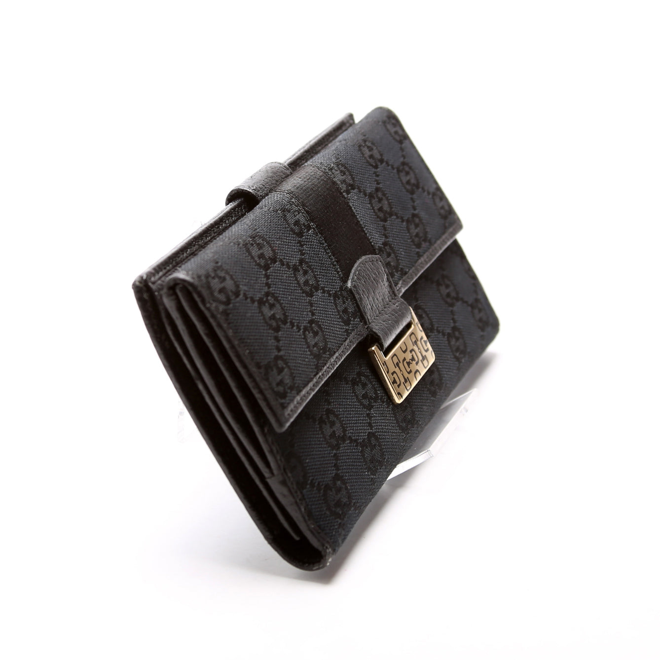 Gucci GG Canvas Horsebit Continental Wallet