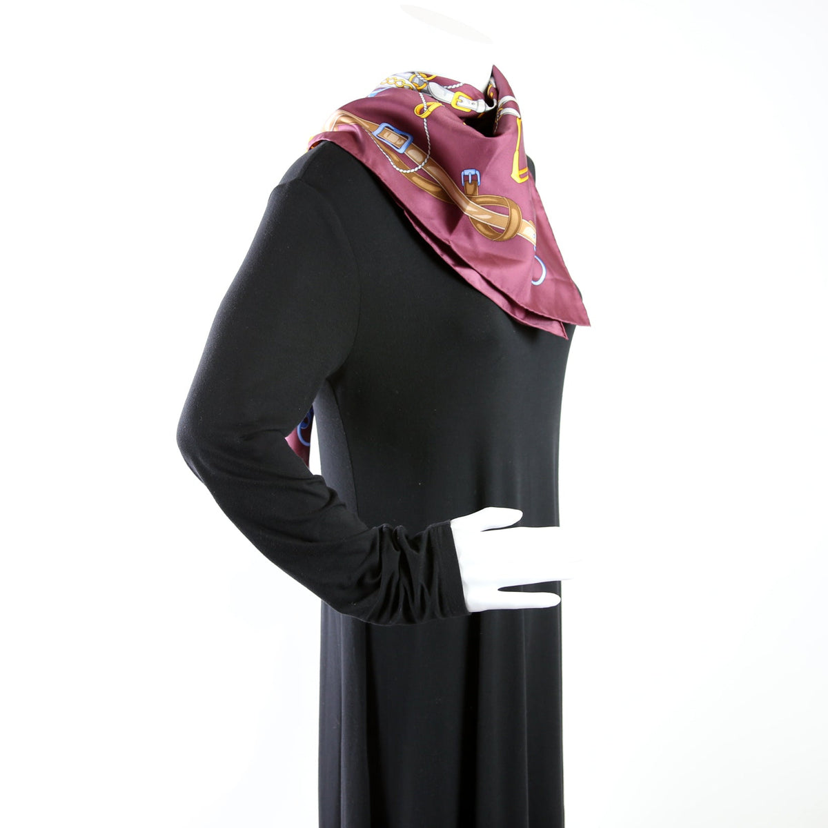 Bridle Print Silk Scarf