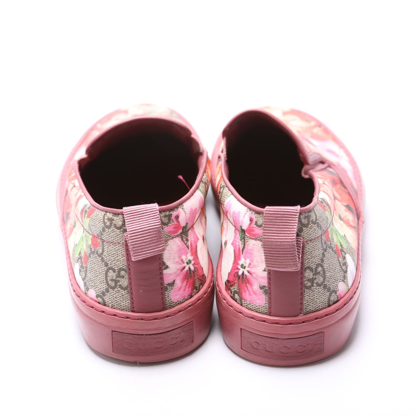Gucci GG Supreme Bloom Slip On Sneakers Size