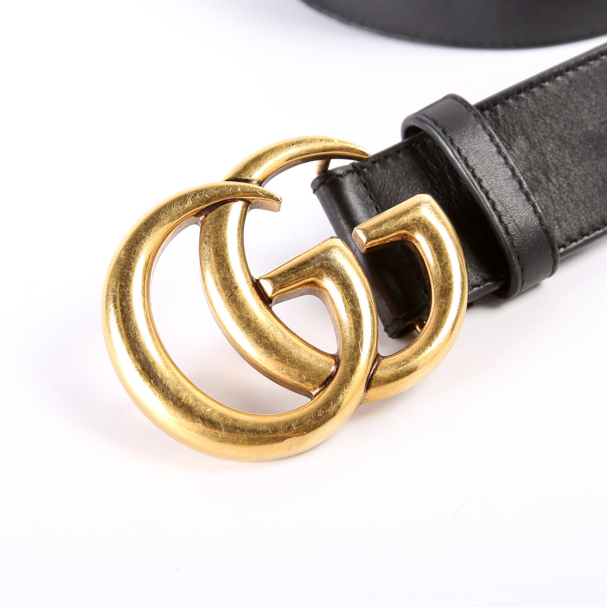 Marmont GG Leather Belt Size /