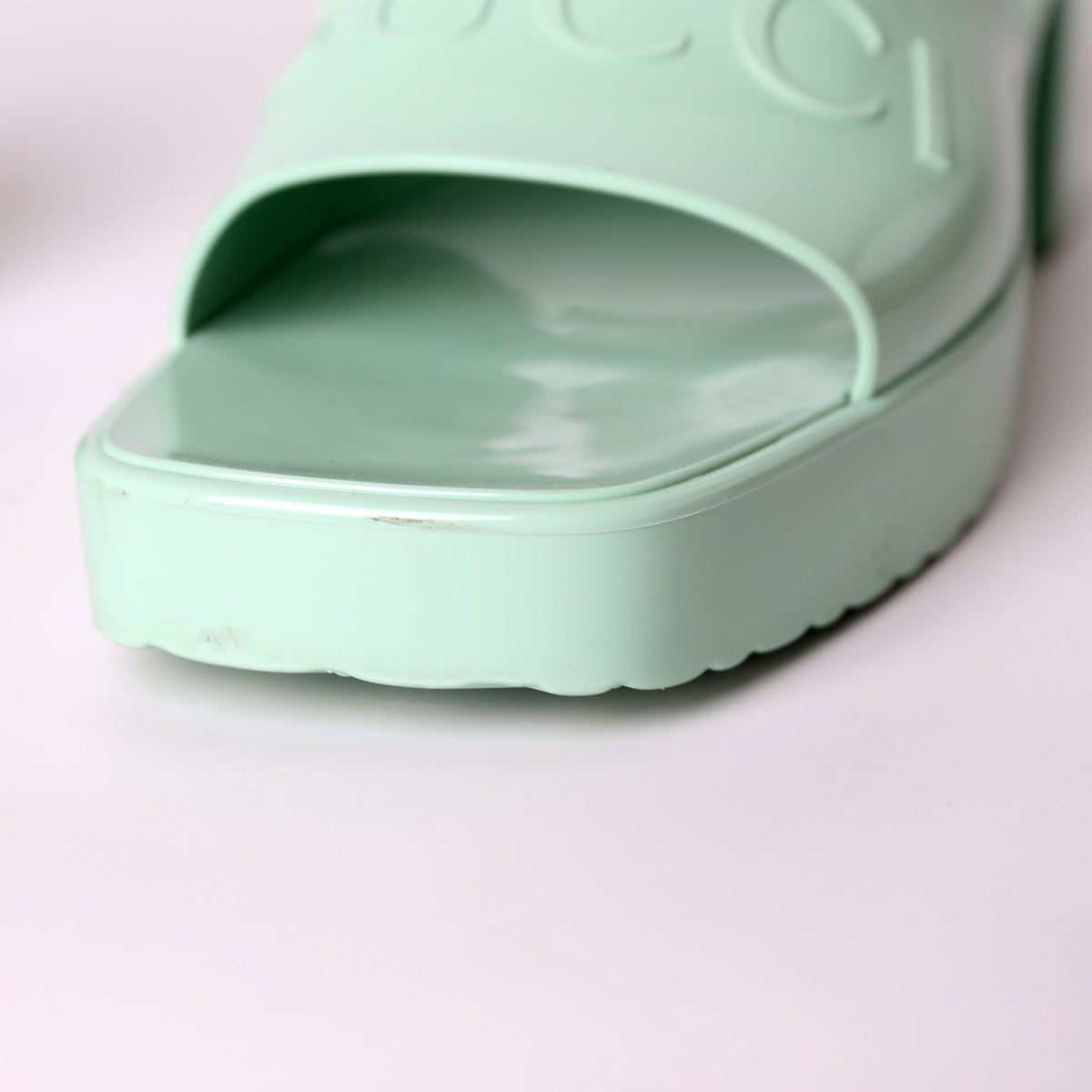 Logo Rubber Slides Size