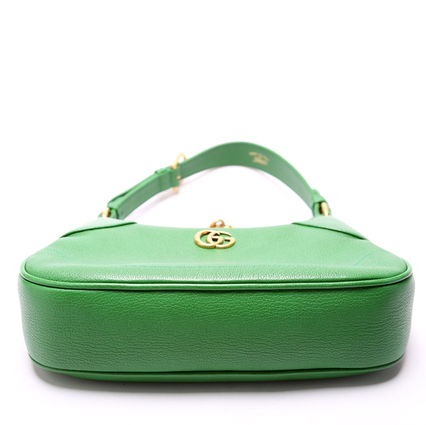 Gucci Aphrodite Leather Small Shoulder Bag Green
