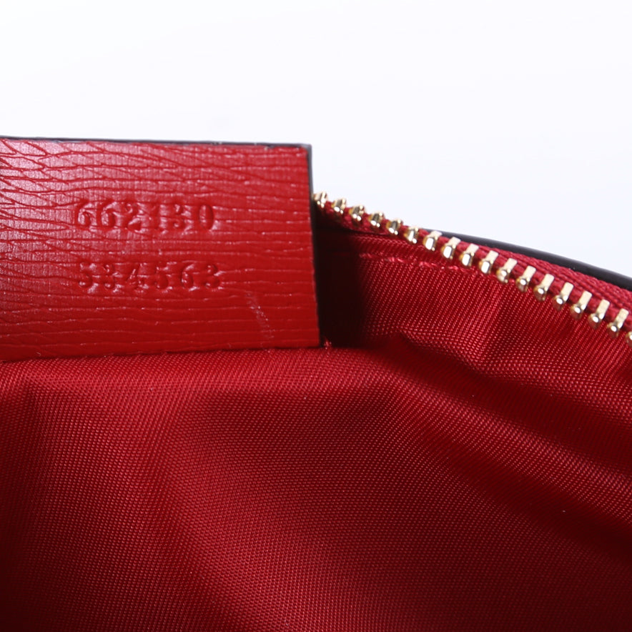 Herbarium Printed Demetra Pencil Case Red