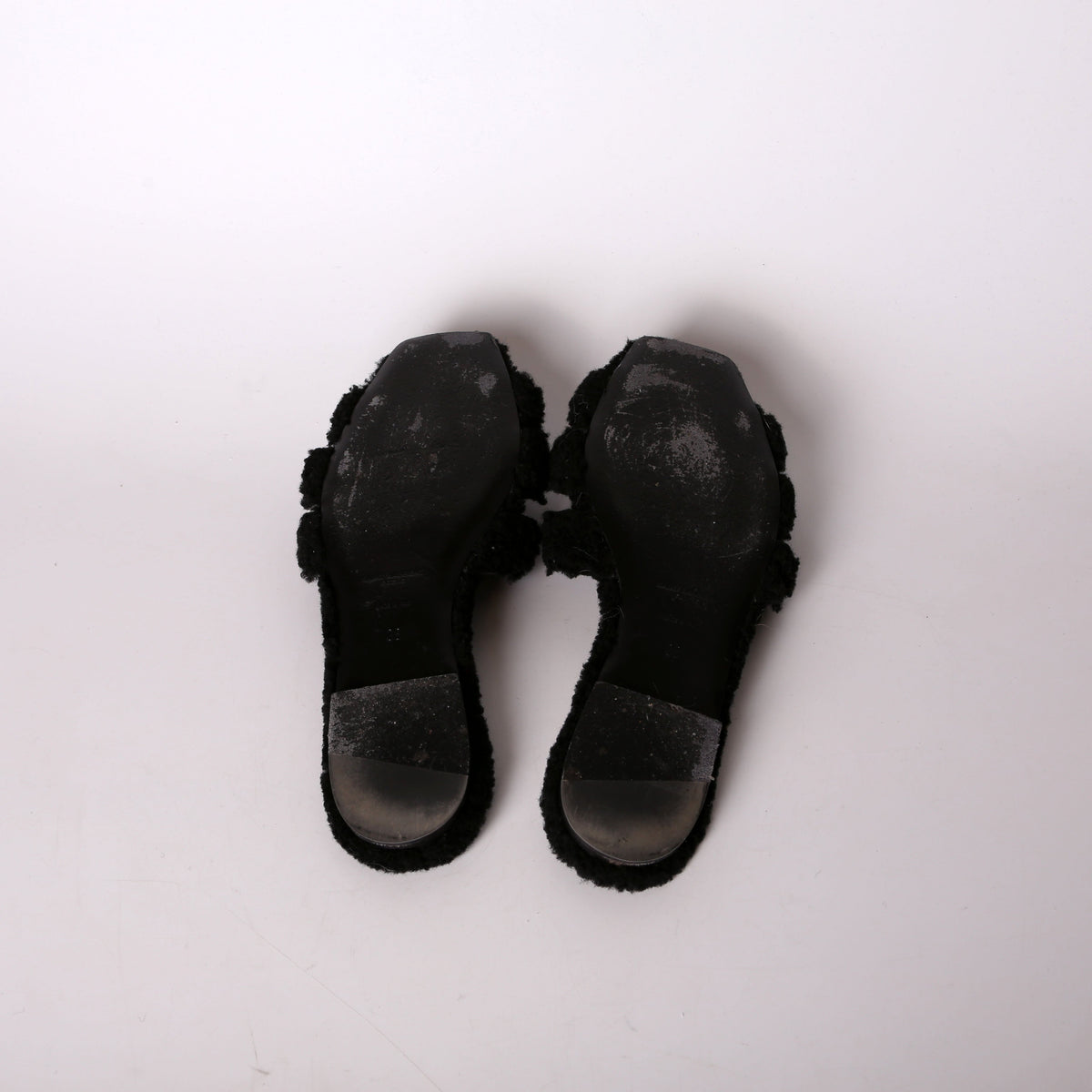Henry Shearling Tribute Flats Size