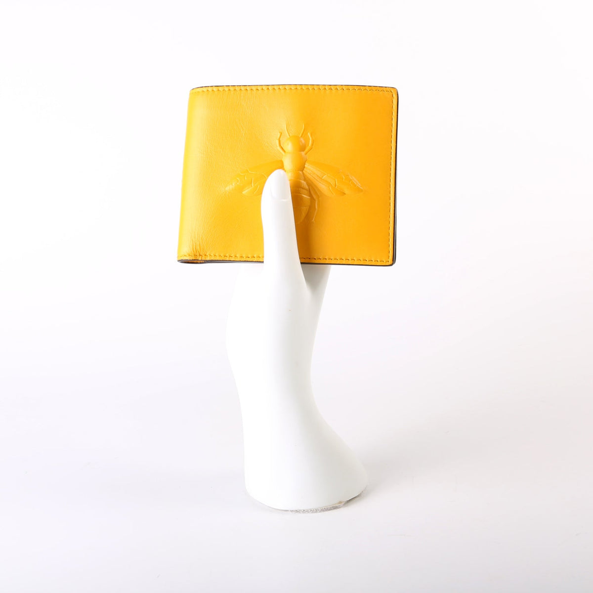 Leather Bee Bifold Yellow