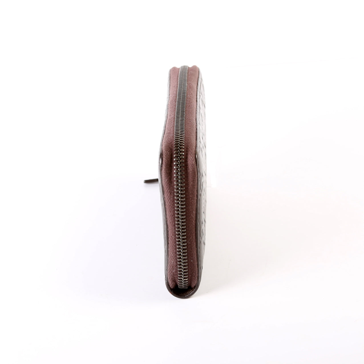 Gucci Guccissima Zip Wallet Brown