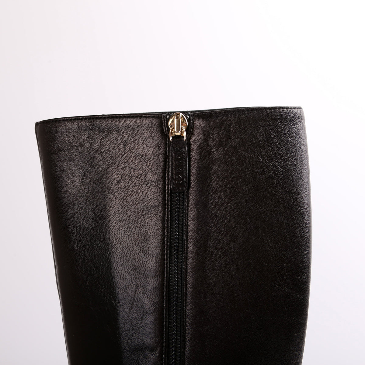 Calf High Leather Boots Size .