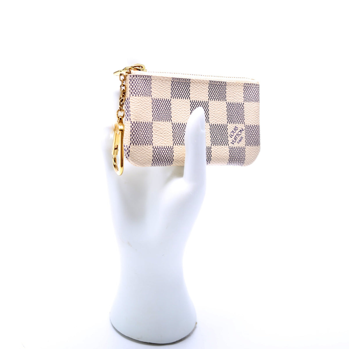 Pochette Cles Damier Azur