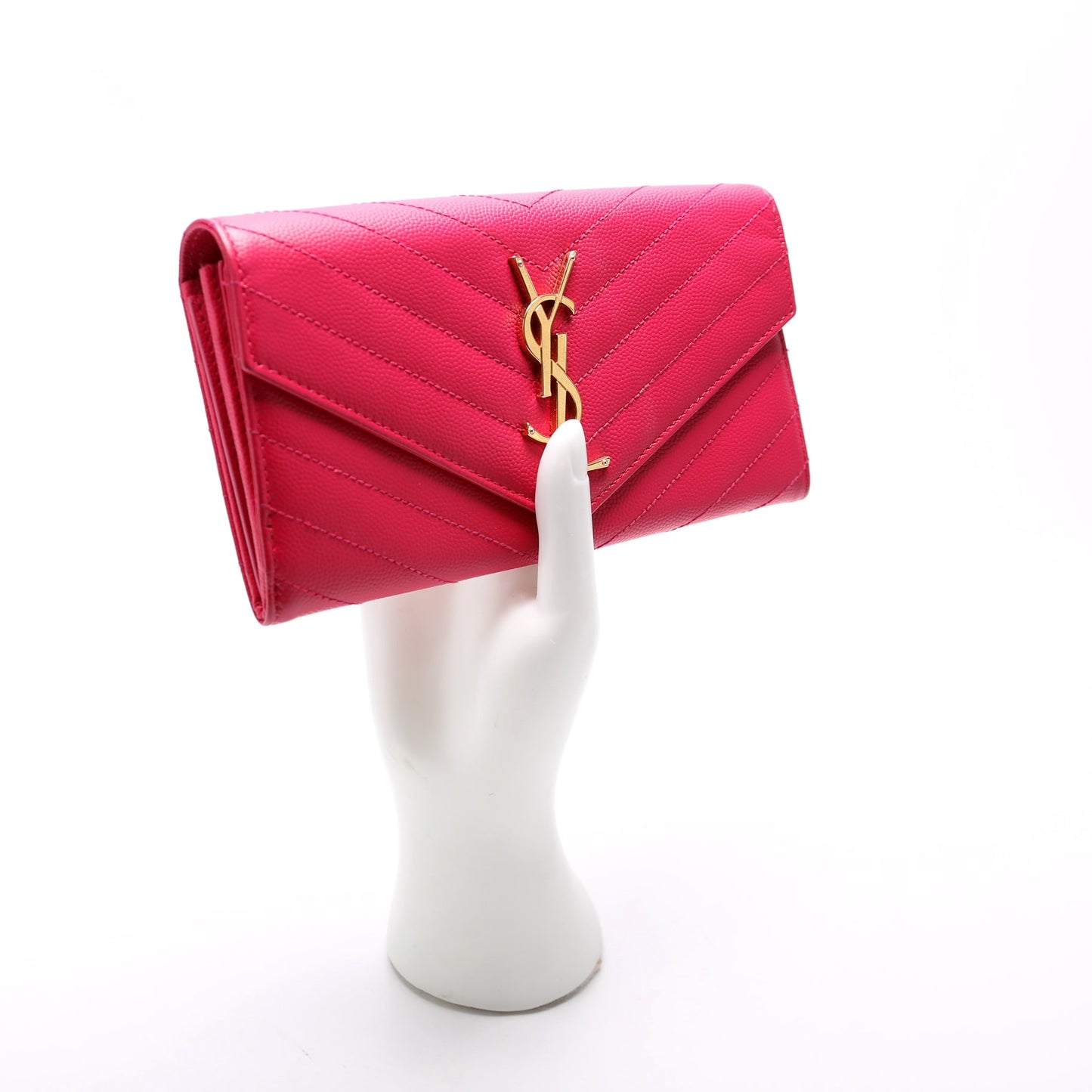 Flap Wallet Large Grain De Poudre