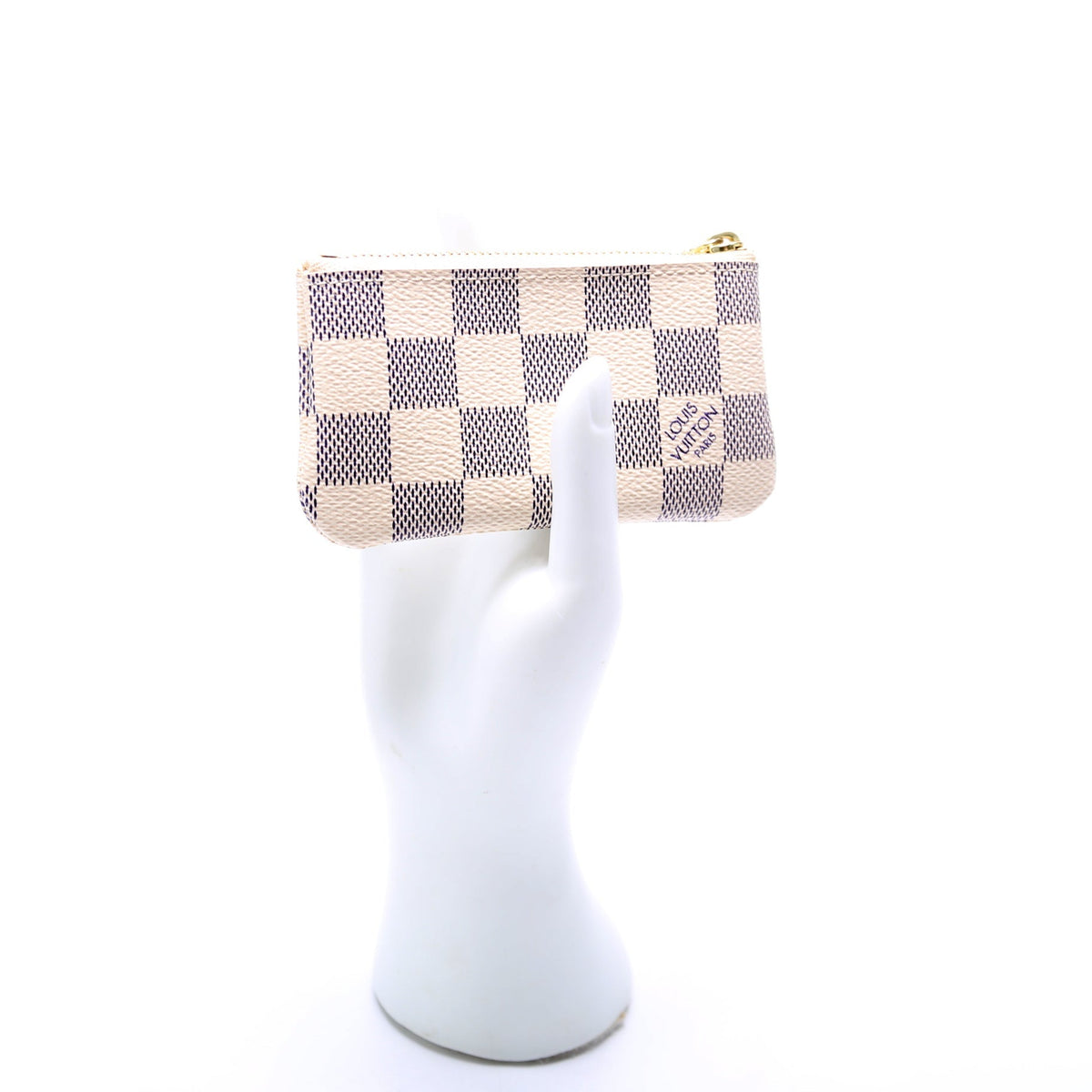 Pochette Cles Damier Azur