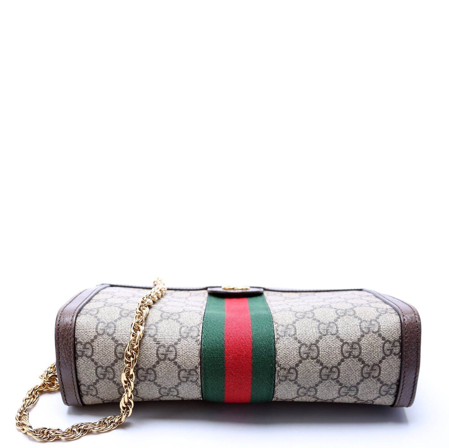 Gucci GG Supreme Ophidia Small Chain Brown
