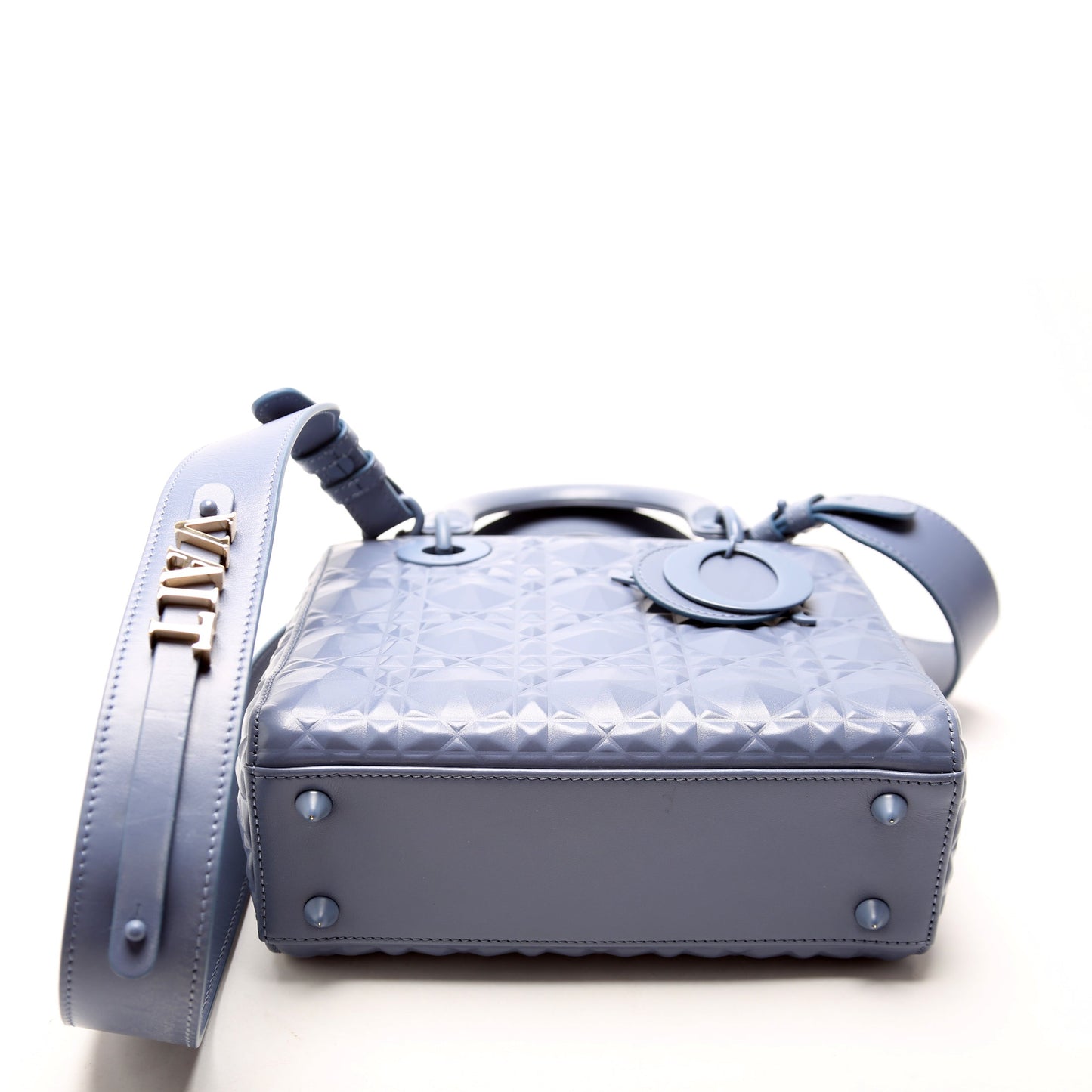 Lady Dior Medium Diamond Cannage Blue