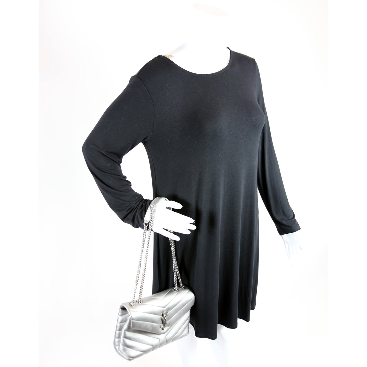 LouLou Satchel Small Silver
