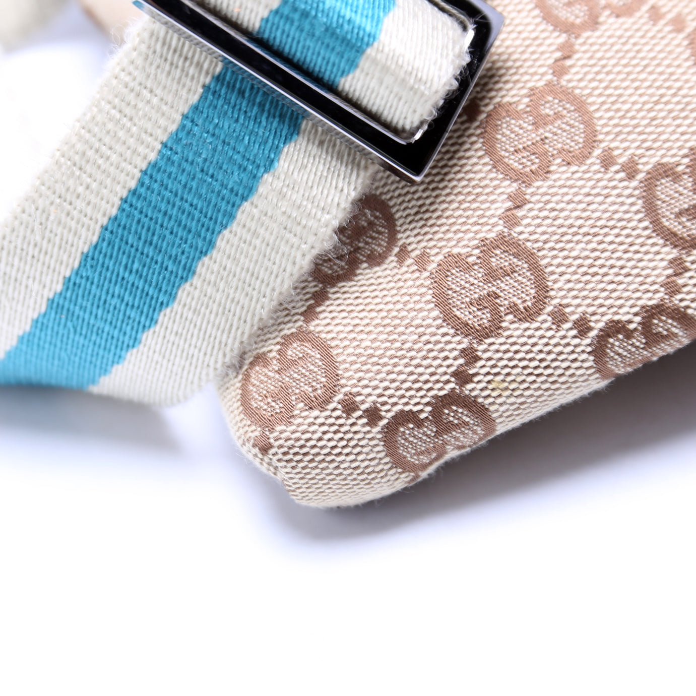 Gucci GG Canvas Waist Bag Blue