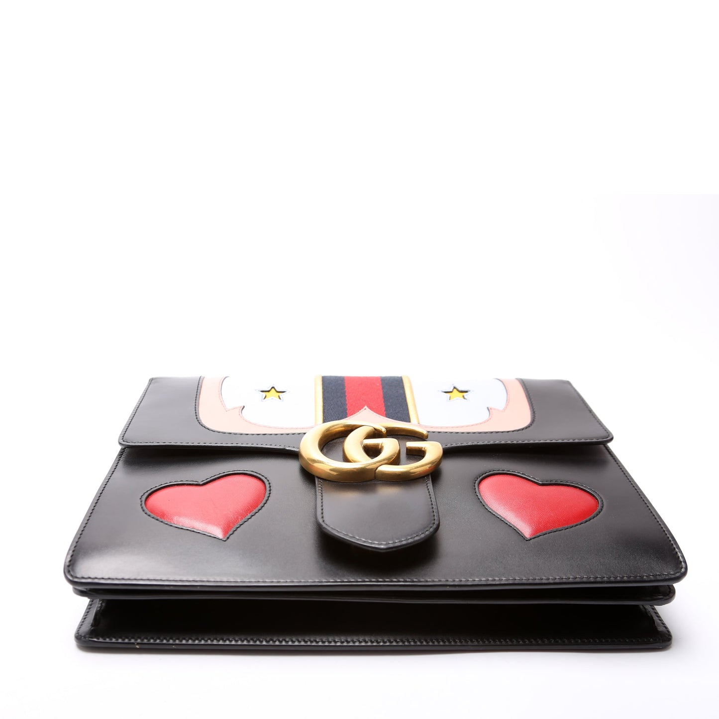 Gucci Marmont Web Heart Medium